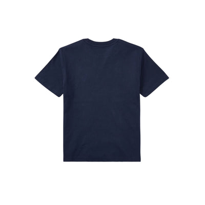 T-shirt Bambino tinta unita navy retro
