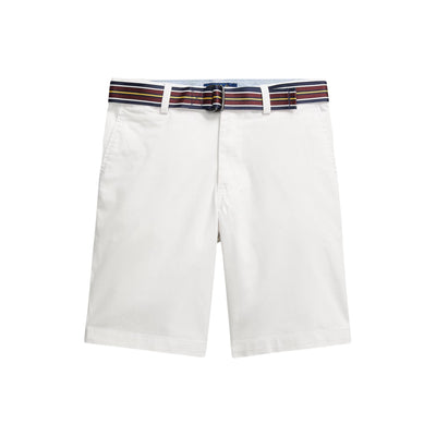 Shorts Bambino Straight-Fit Bianco