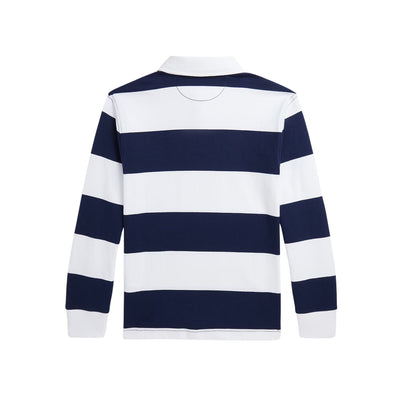 Polo Ragazzo a maniche lunghe con pony retro