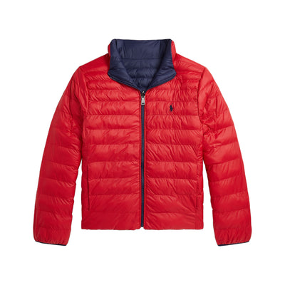 Giacca Ragazzo reversibile trapuntata P-Layer2 Rosso