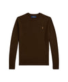 Maglia Bambino in lana a girocollo Marrone