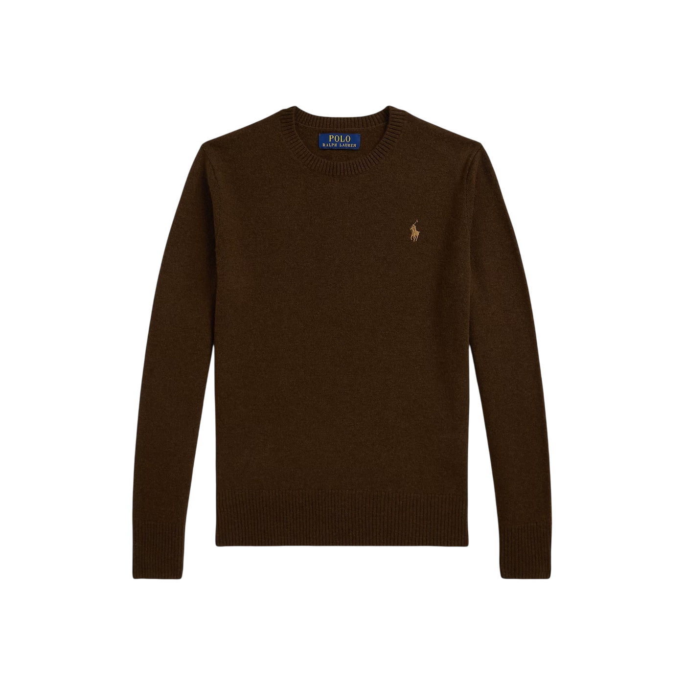 Maglia Bambino in lana a girocollo Marrone