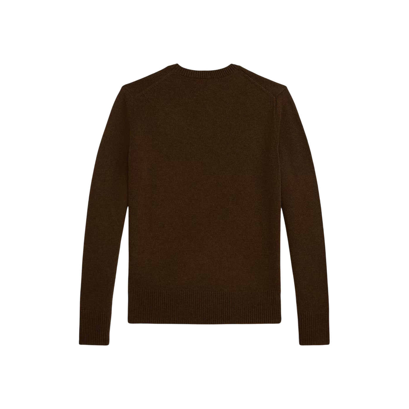 Maglia Bambino in lana a girocollo Marrone retro