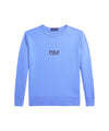 Felpa Bambino in tinta unita azzurro con logo