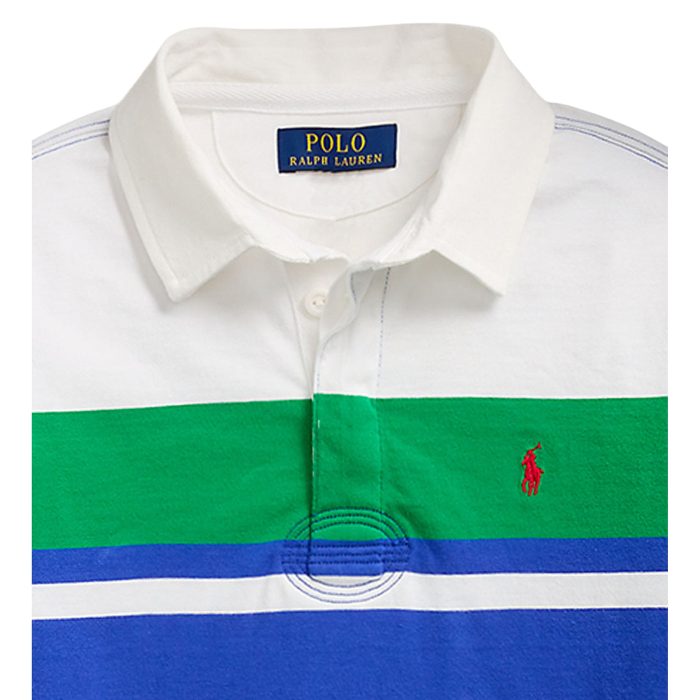 Polo Junior a maniche lunghe multi dettaglio colletto