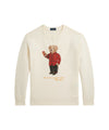 Felpa Junior con Polo Bear stampato davanti