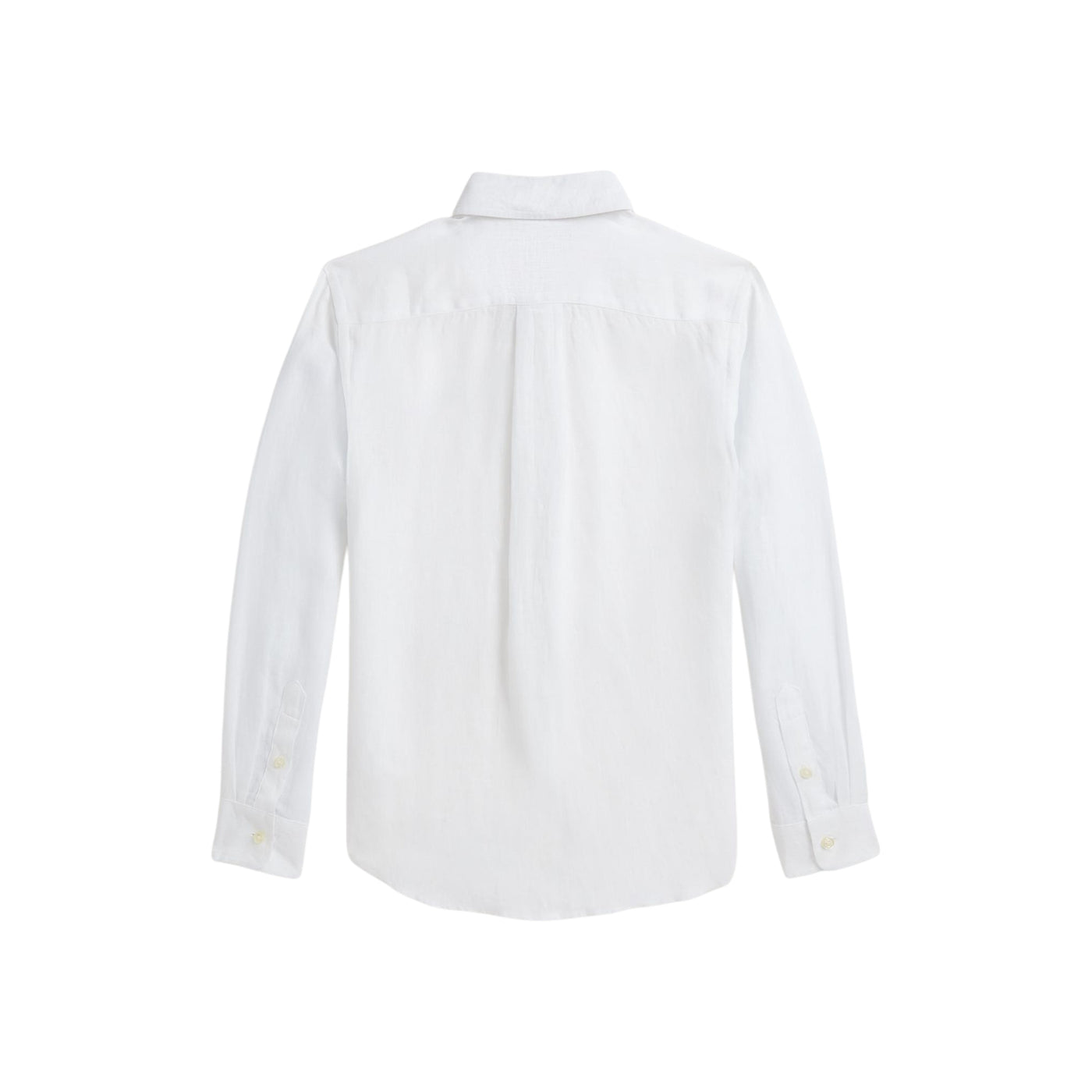 Camicia da Bambino in lino bianco retro
