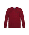 Maglia Bambino in cotone a trecce Rosso