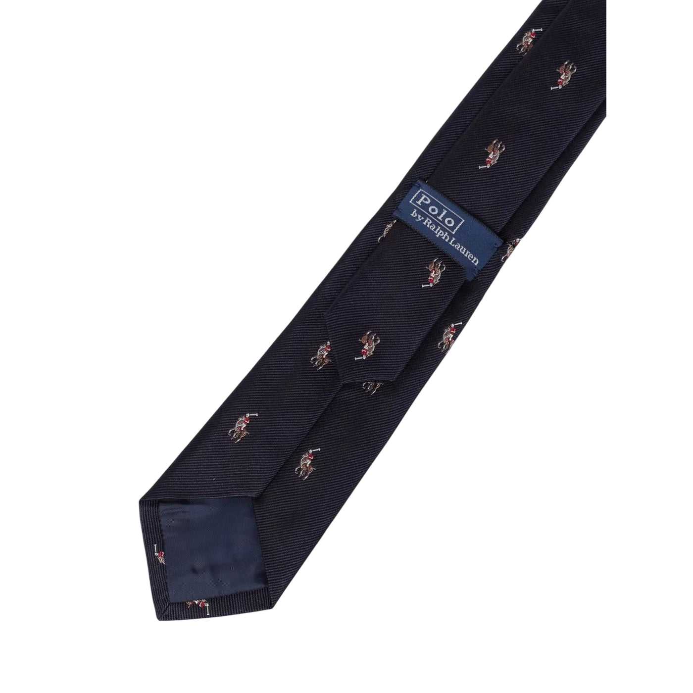 Cravatta Bambino con motivo pony e sfondo Blu 