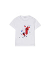 T-shirt Neonato con stampa macchie di colore