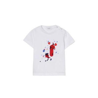 T-shirt Neonato con stampa macchie di colore