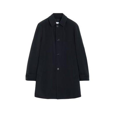 Cappotto Uomo a tinta unita, con colletto a camicia e chiusura monopetto 