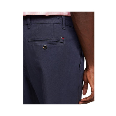 Pantalone Uomo blu con pences Tommy Hilfiger