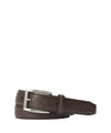 Cintura da Bambino in pelle marrone