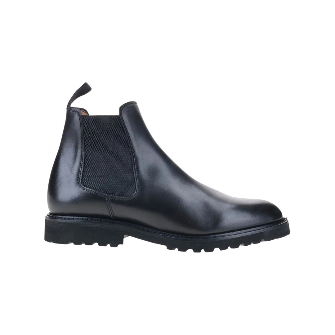 Men's Black Soft Leather Ankle Boot Berwick 1707 Old England