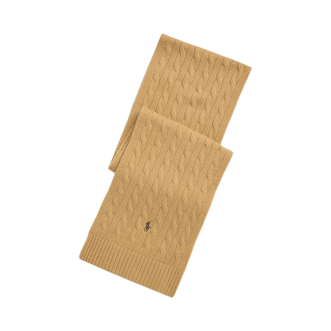 Sciarpa Uomo a trecce in misto lana Beige