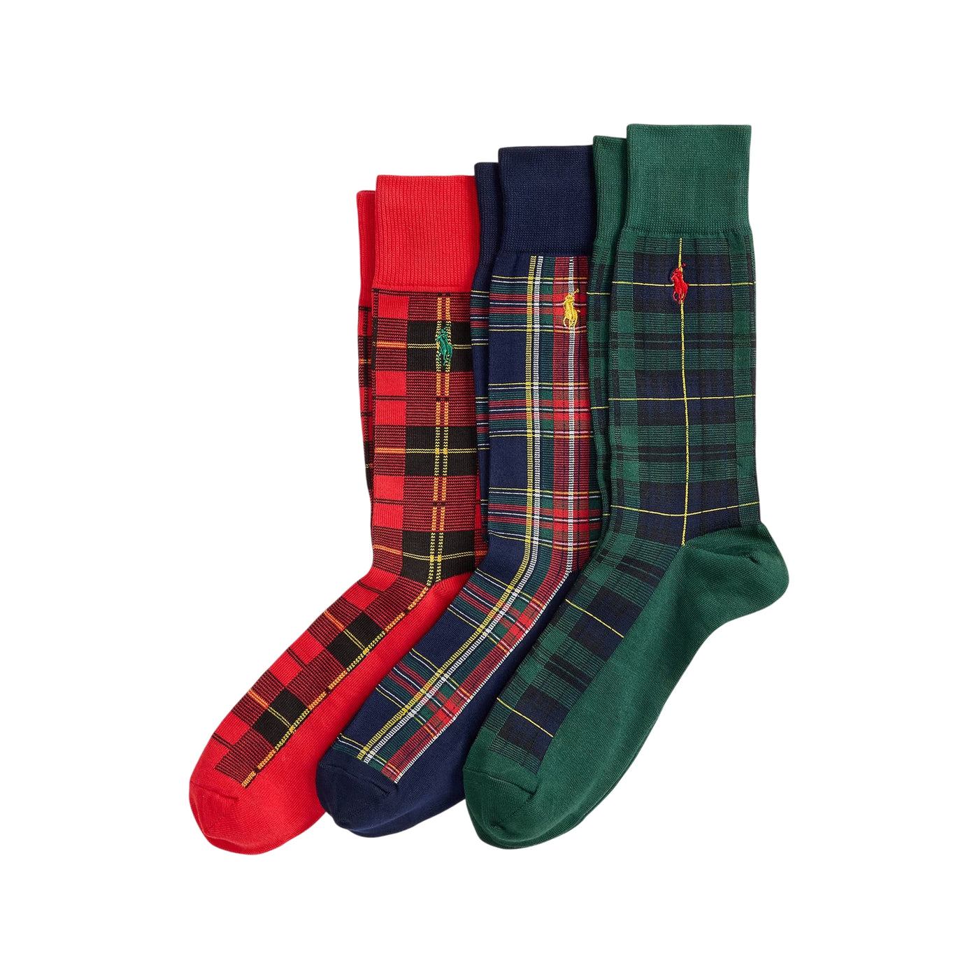 Set regalo Uomo 3 paia calze lunghe scozzesi