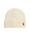 Berretto Donna in lana e cashmere a trecce Crema