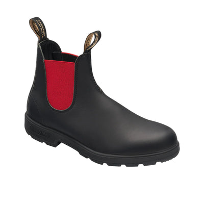 Stivaletti Unisex Chelsea 508 bicolor nero/rosso