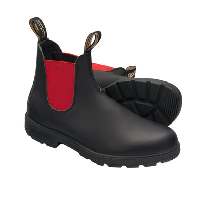 Stivaletti Unisex Chelsea 508 bicolor nero/rosso