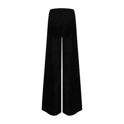 Pantalone Donna con vita elasticizzata, Nero