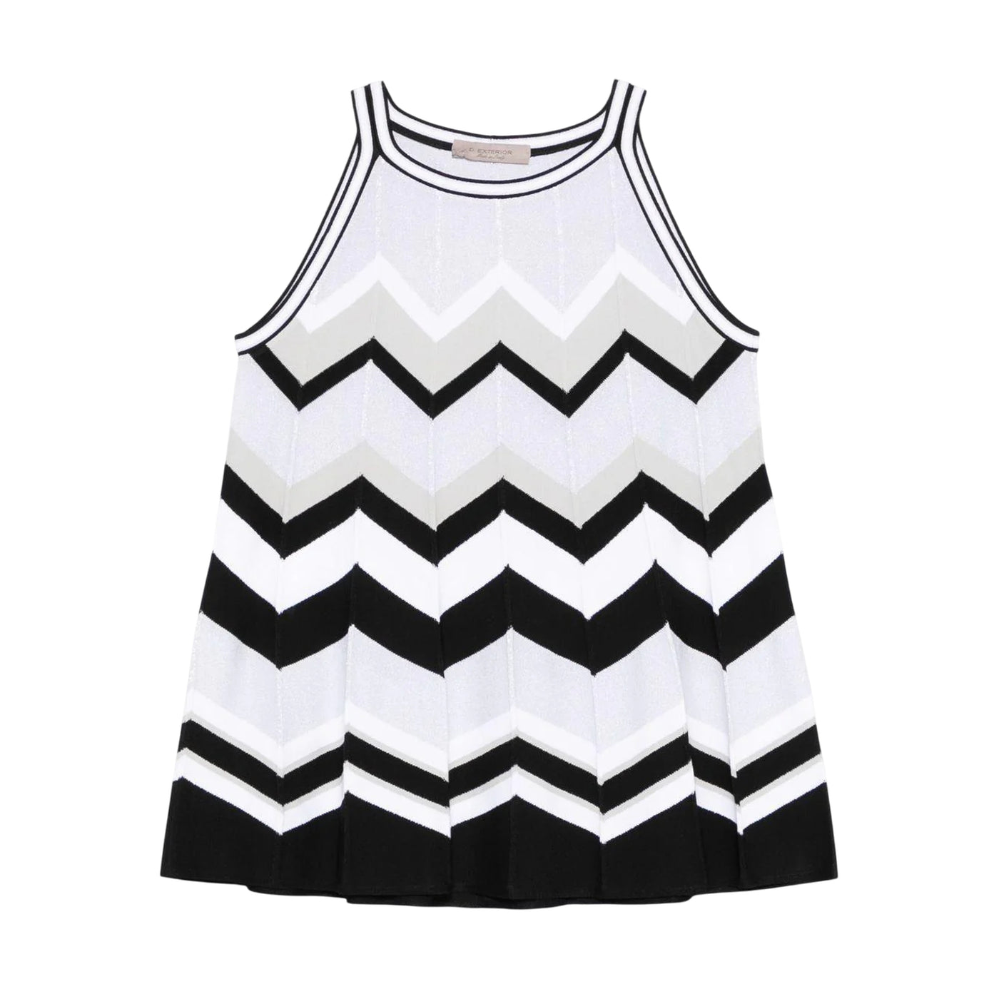 Top da Donna con motivo chevron