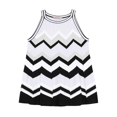 Top da Donna con motivo chevron