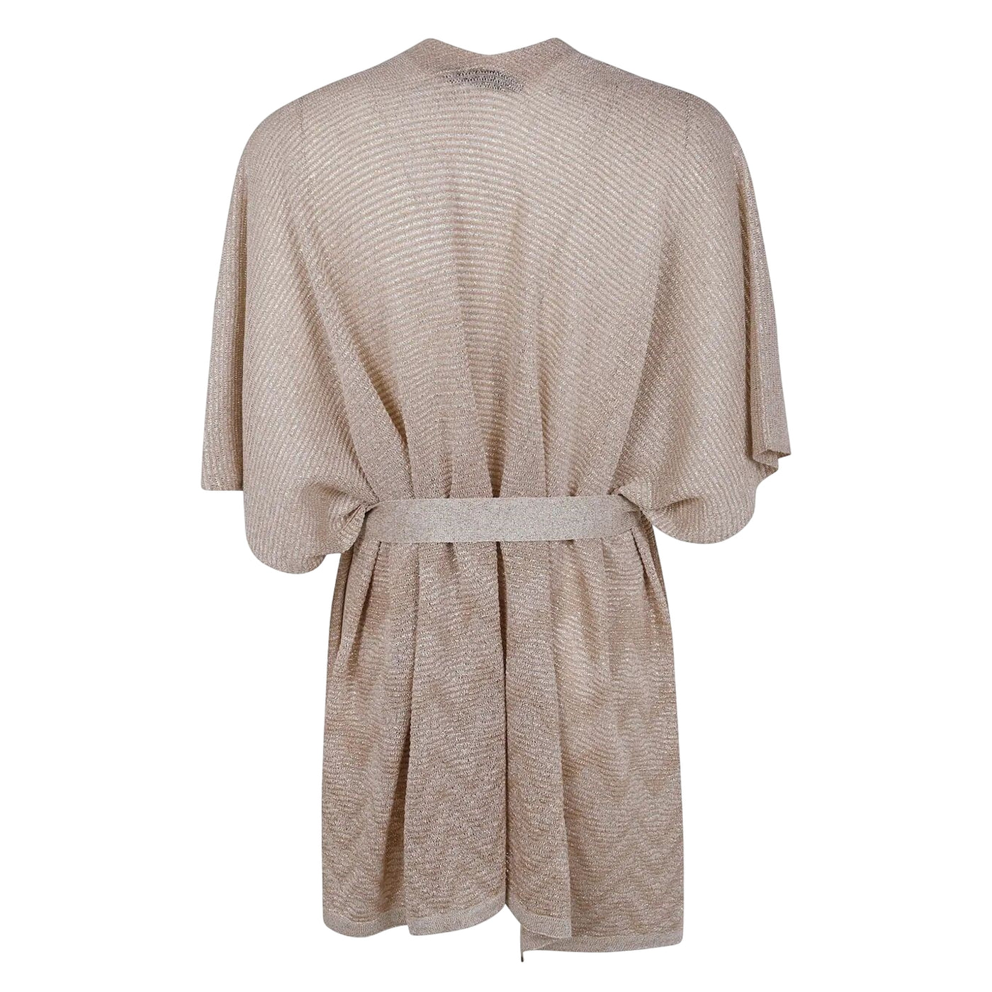 Cardigan Donna con cintura sur ton retro