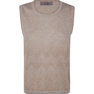 Top da Donna in lurex oro