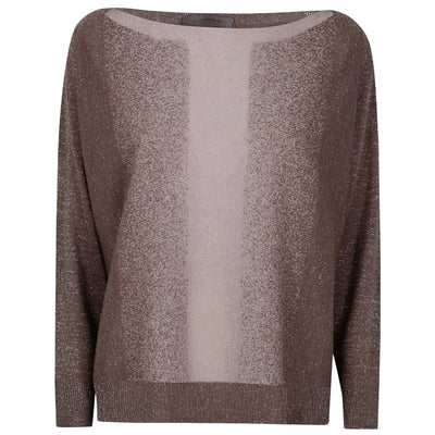 Maglia da Donna sfumata marrone