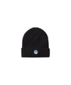 Berretto Uomo in cotone nero a coste