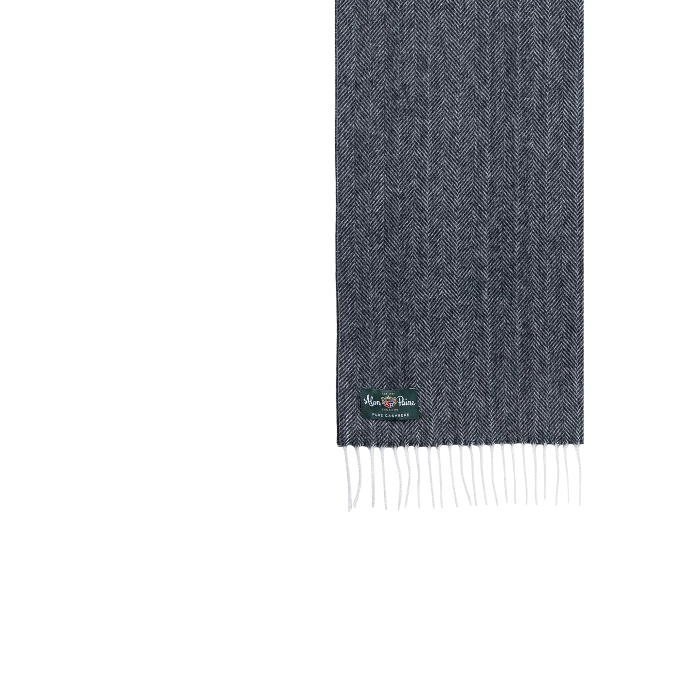 Sciarpa Uomo a spina di pesce in cashmere Kinross