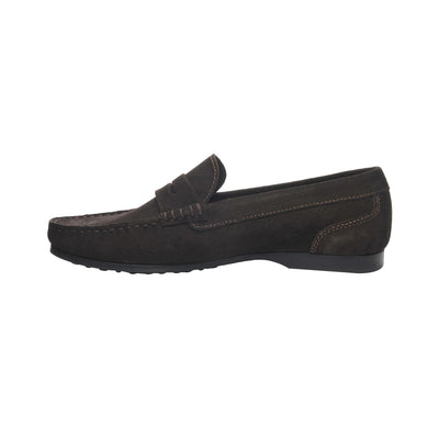 Men's moccasins with stitching