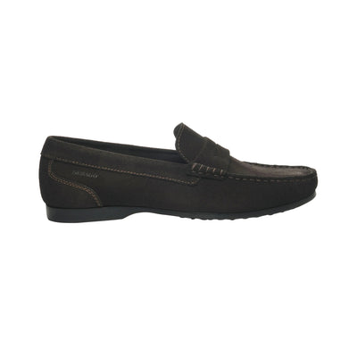 Men's moccasins with stitching