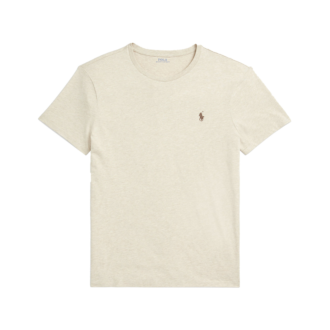 T-shirt Uomo Beige Custom slim