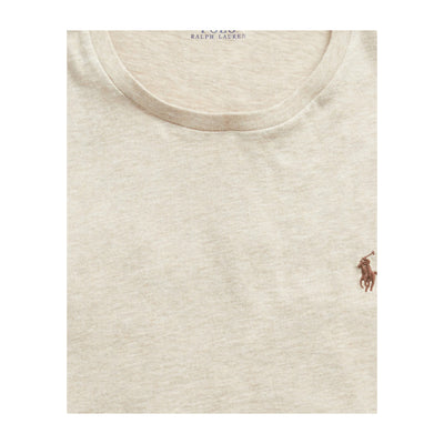 T-shirt Uomo Beige Custom slim