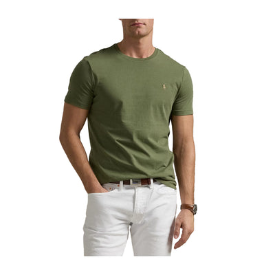 T-shirt Uomo basic e slim, con logo giallo sul petto