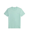 POLO RALPH LAUREN T-shirt a Tinta Unita Verde Acqua di Cotone da Uomo