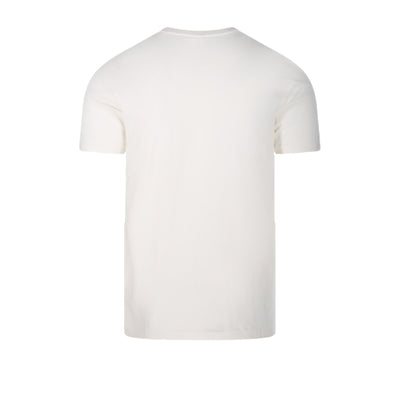 T-shirt Uomo in jersey Custom Slim-Fit Crema retro