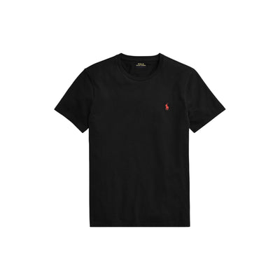 T-shirt Uomo in cotone tinta unita nera