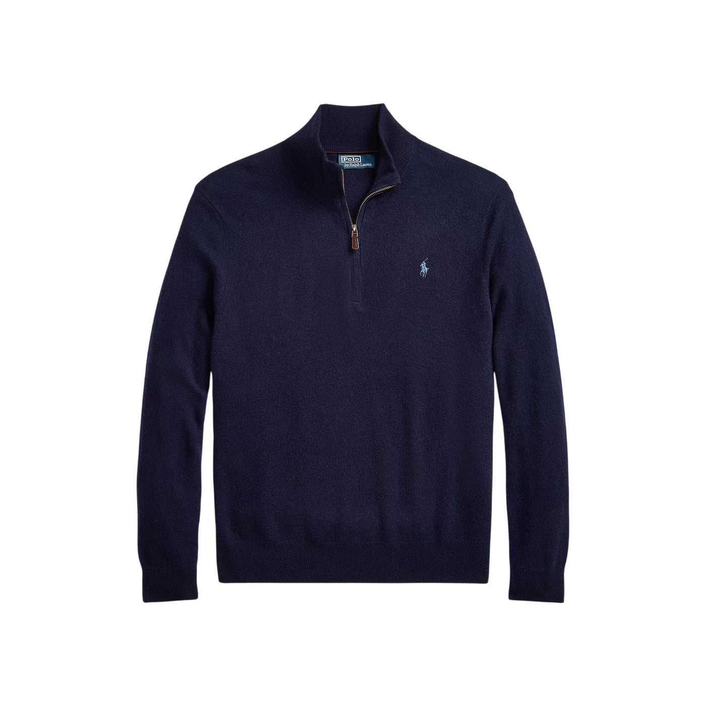 Maglia Uomo in lana con cerniera Navy