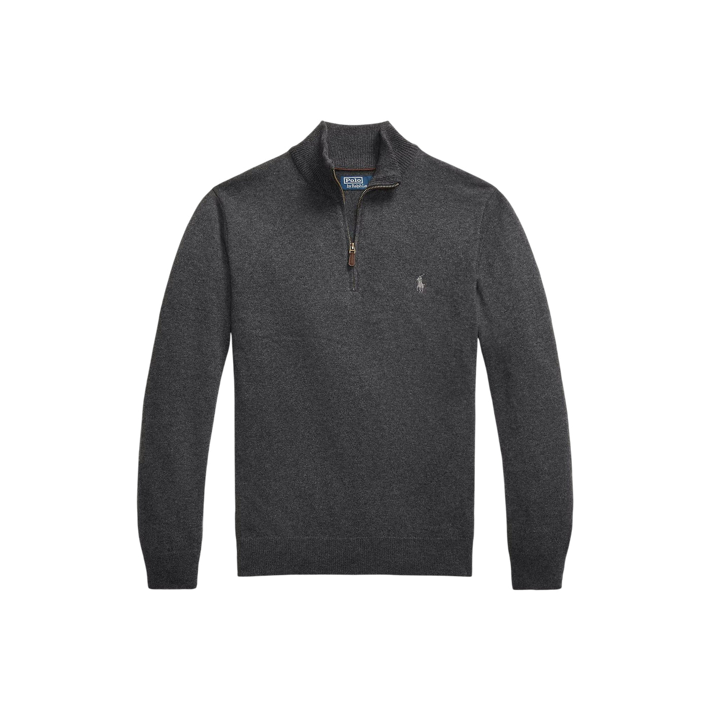 Maglia Uomo in lana con cerniera Grigio scuro