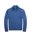 Maglia Uomo in lana con cerniera Blu