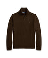 Maglia Uomo Marrone, a collo alto, con mezza zip
