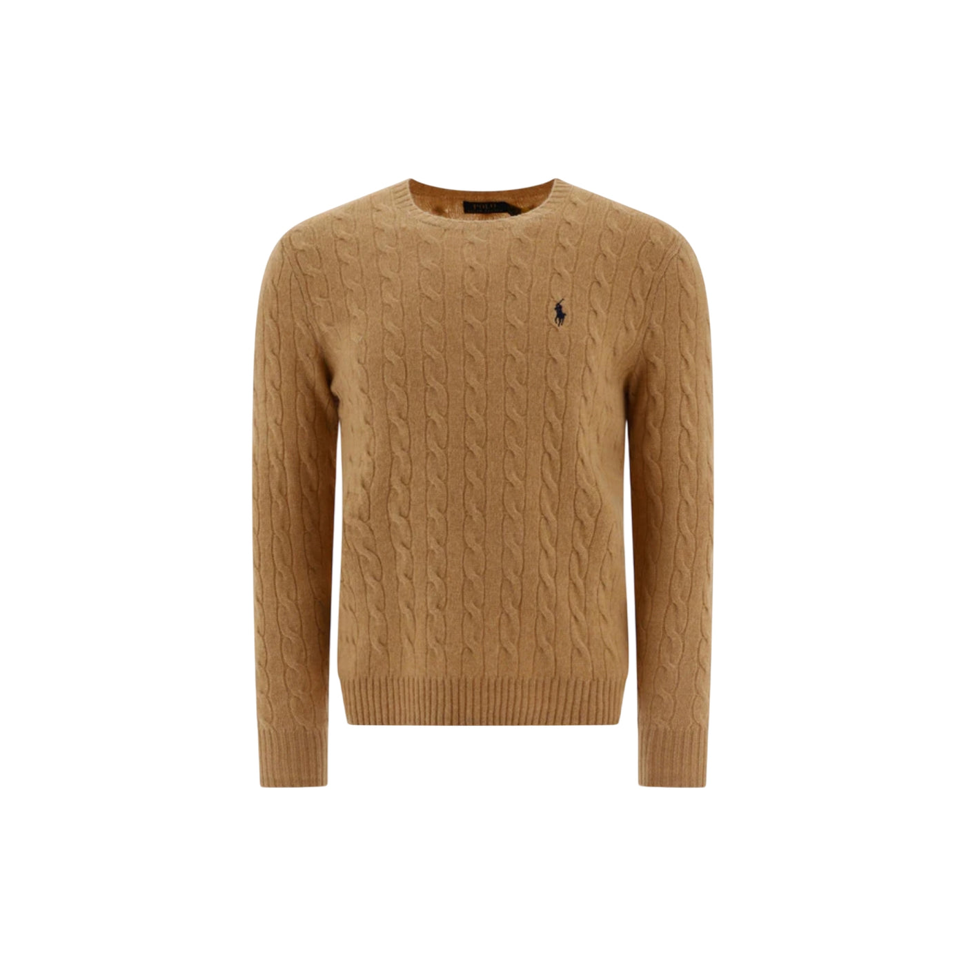 Maglia Uomo in lana e cashmere a trecce Beige