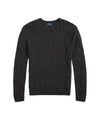 Maglia Uomo Grigia a trecce, con girocollo