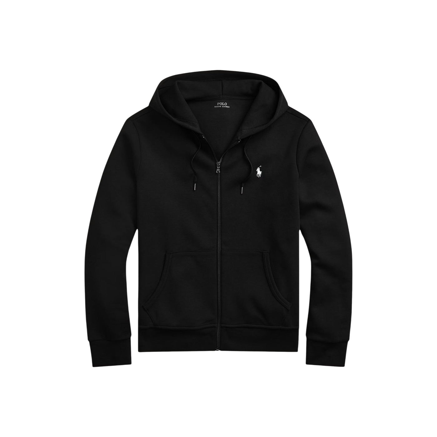 Felpa Uomo con cappuccio e zip Nero