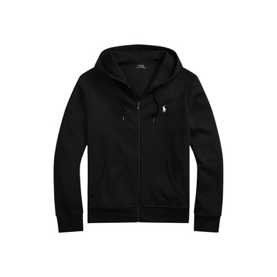 Felpa Uomo con cappuccio e zip Nero