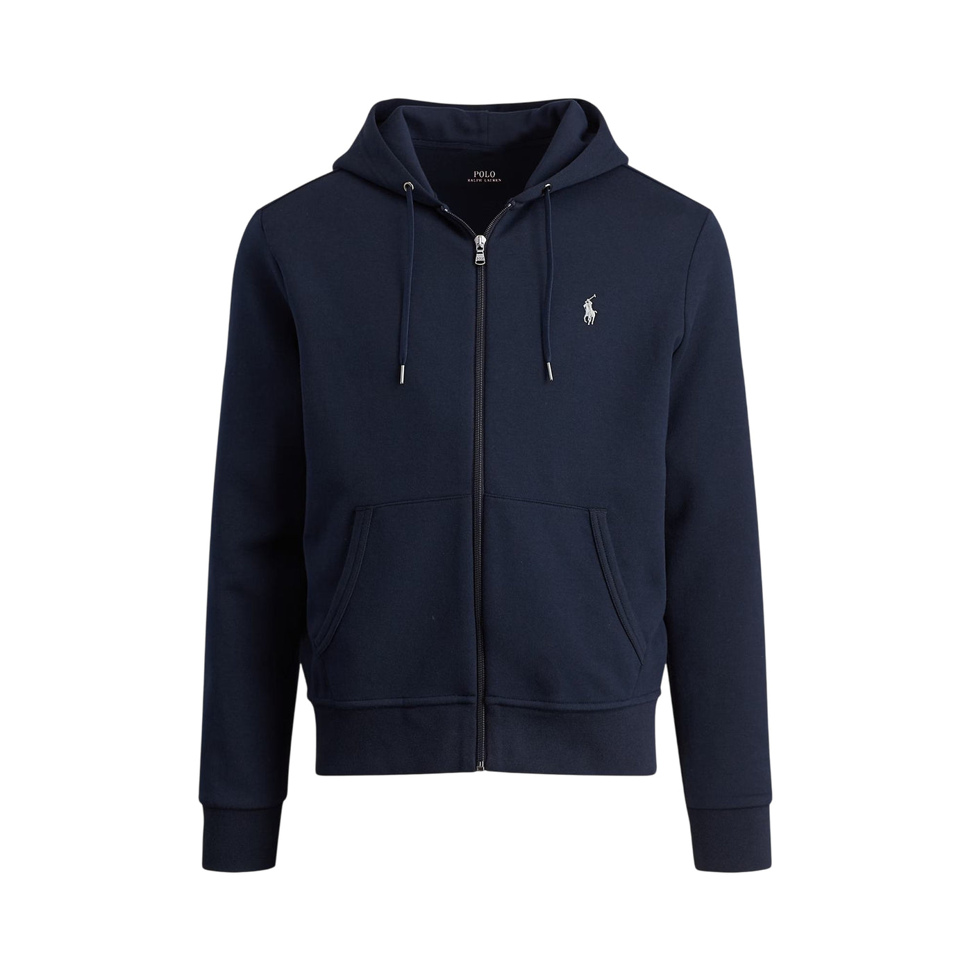 Felpa Uomo con cappuccio e zip Navy