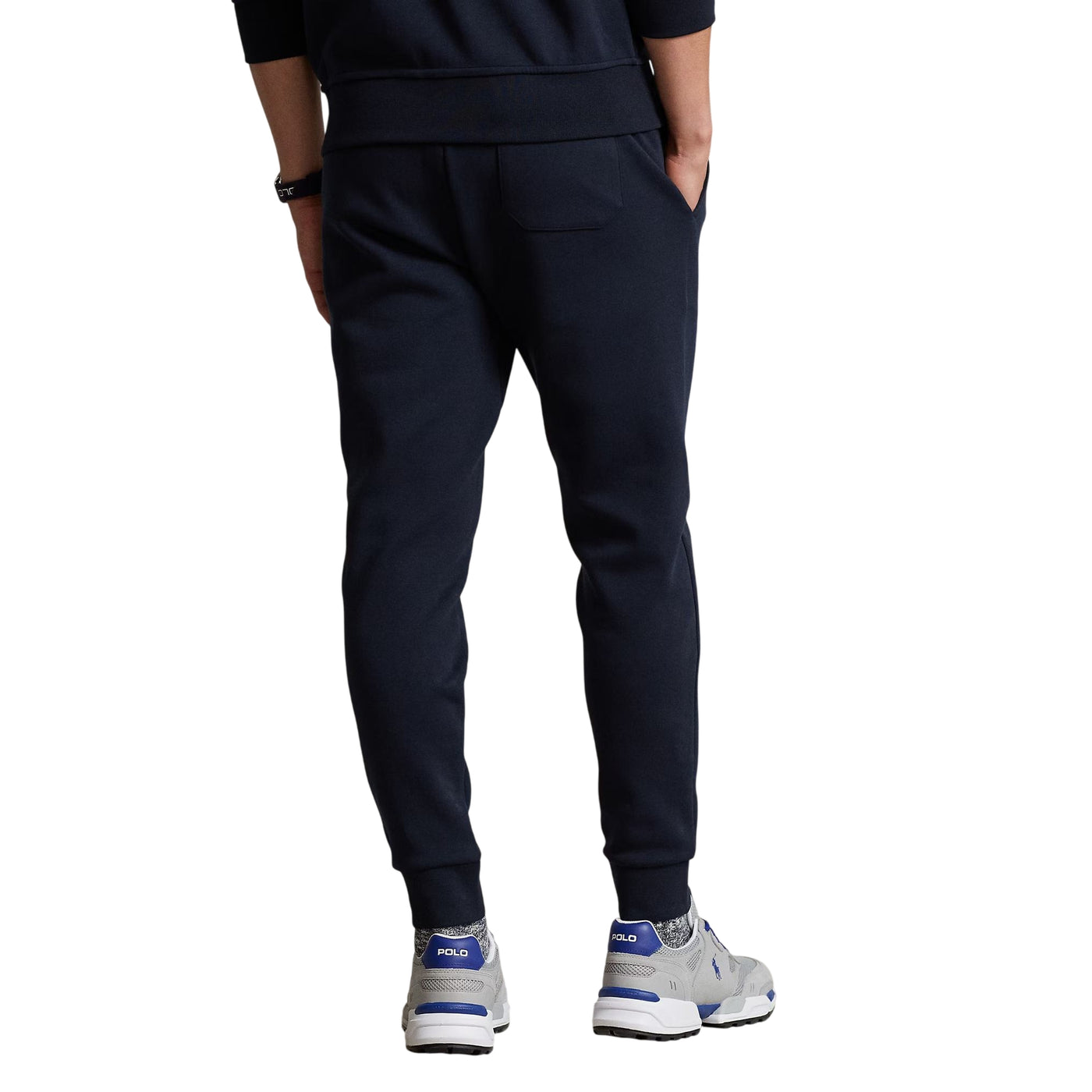 Pantalone Uomo jogger, con coulisse e cavallino ricamato
